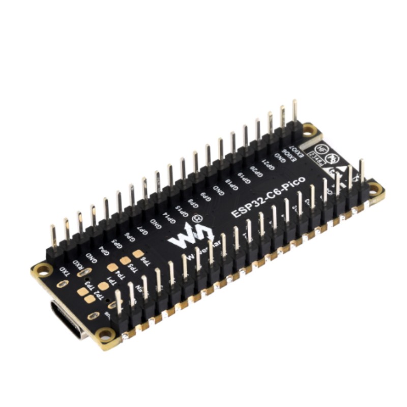 ESP32-C6-Pico-M、はんだピン付き